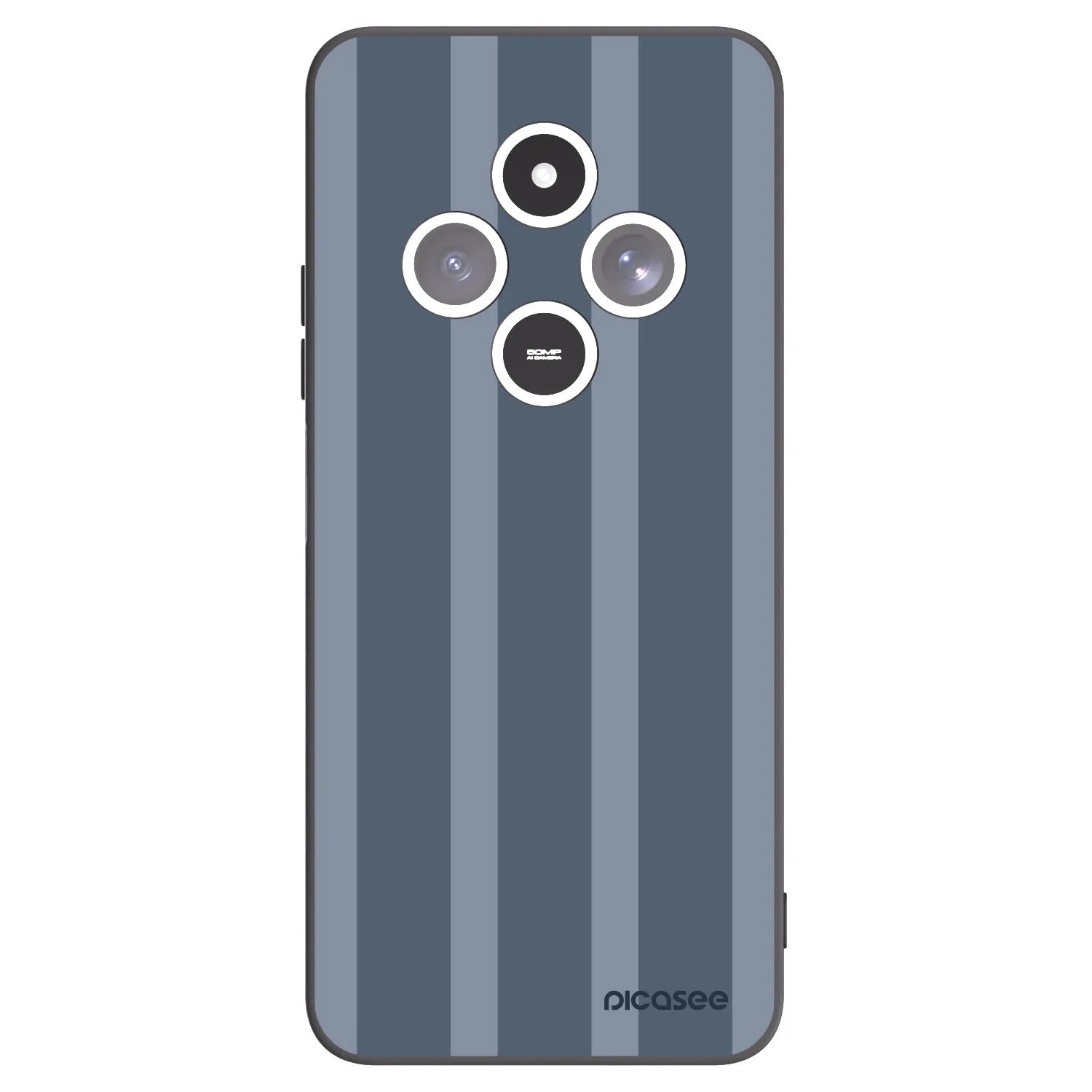 Picasee silikonowe czarne etui na Xiaomi Redmi 14C - Midnight lounge