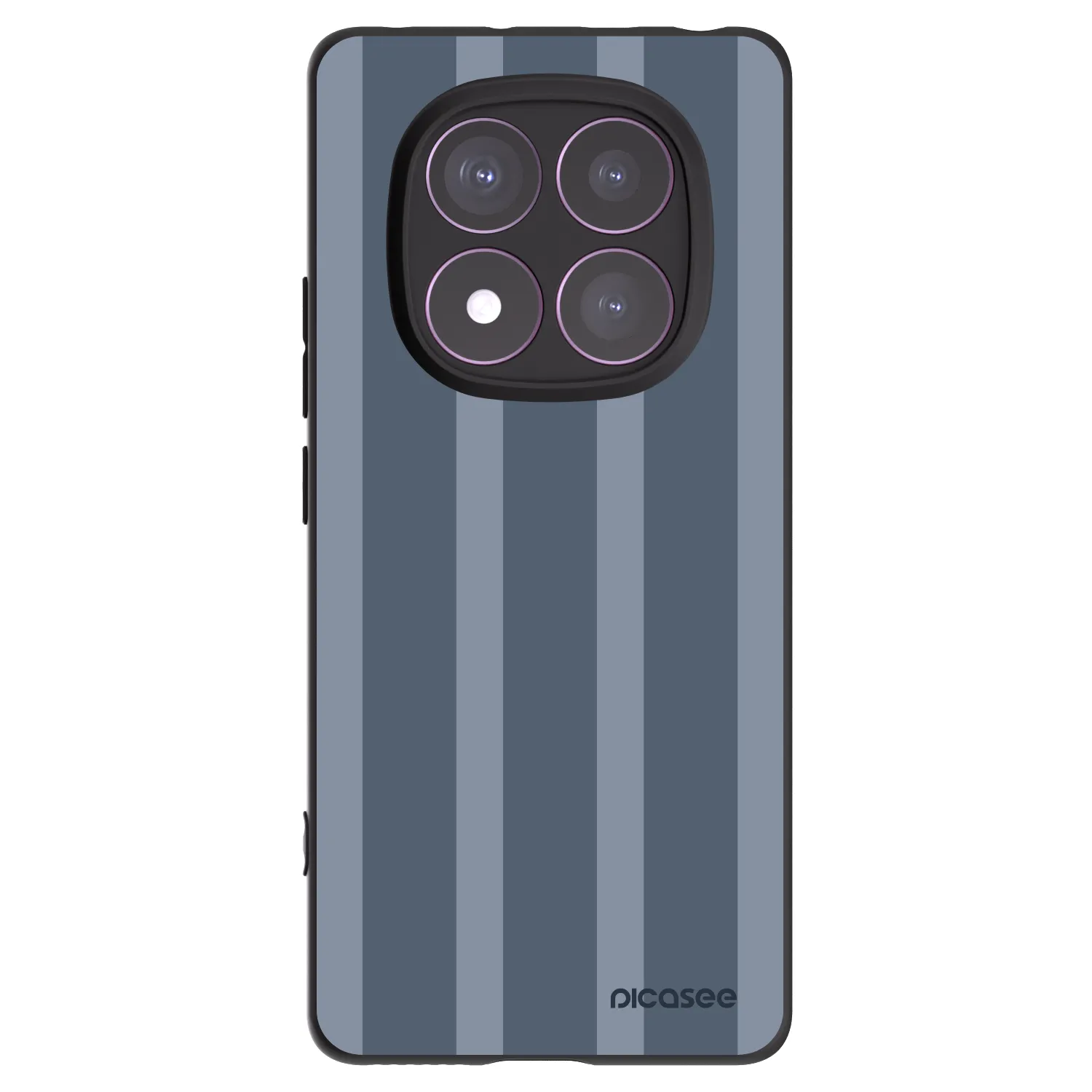 Picasee silikonowe czarne etui na Xiaomi Redmi Note 14 Pro 4G - Midnight lounge