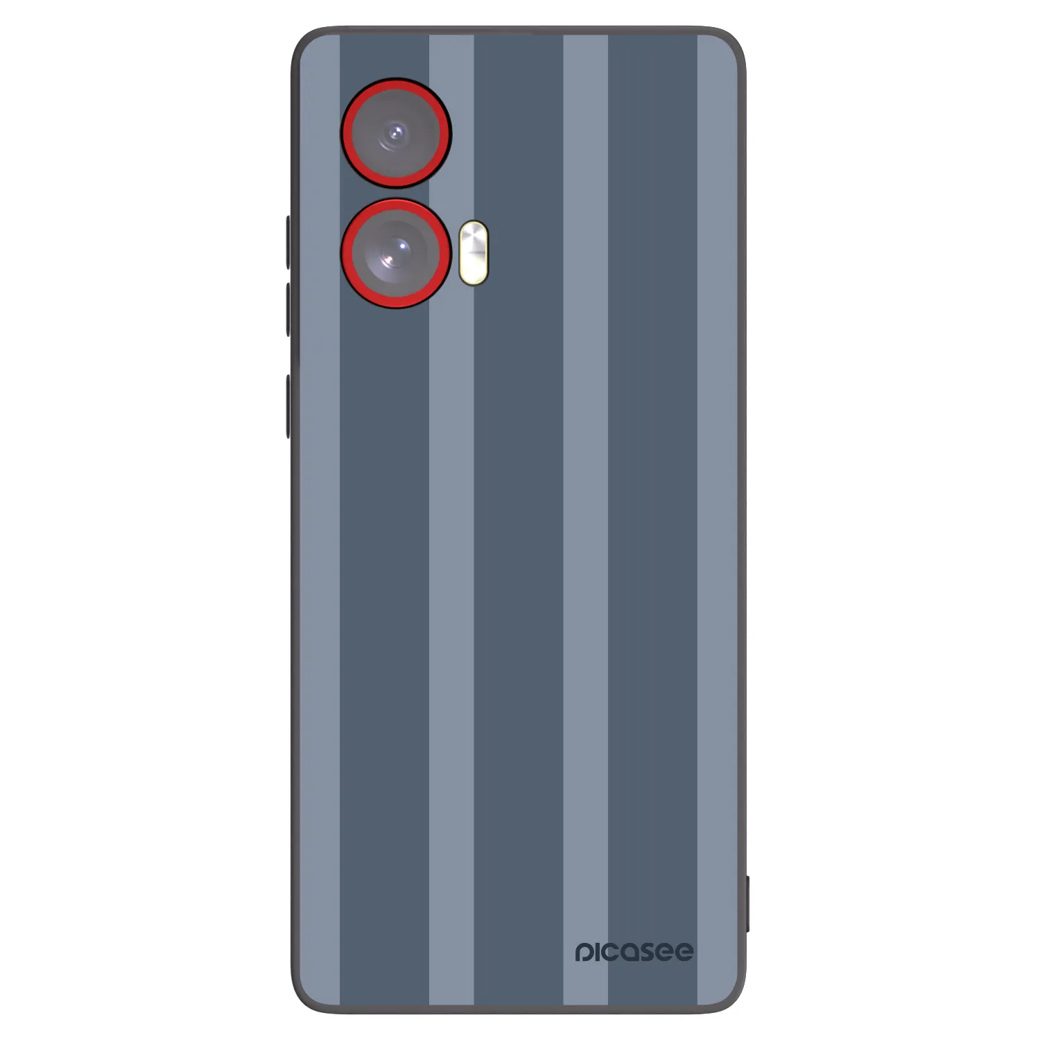 Picasee silikonowe czarne etui na Motorola Edge 50 Fusion - Midnight lounge