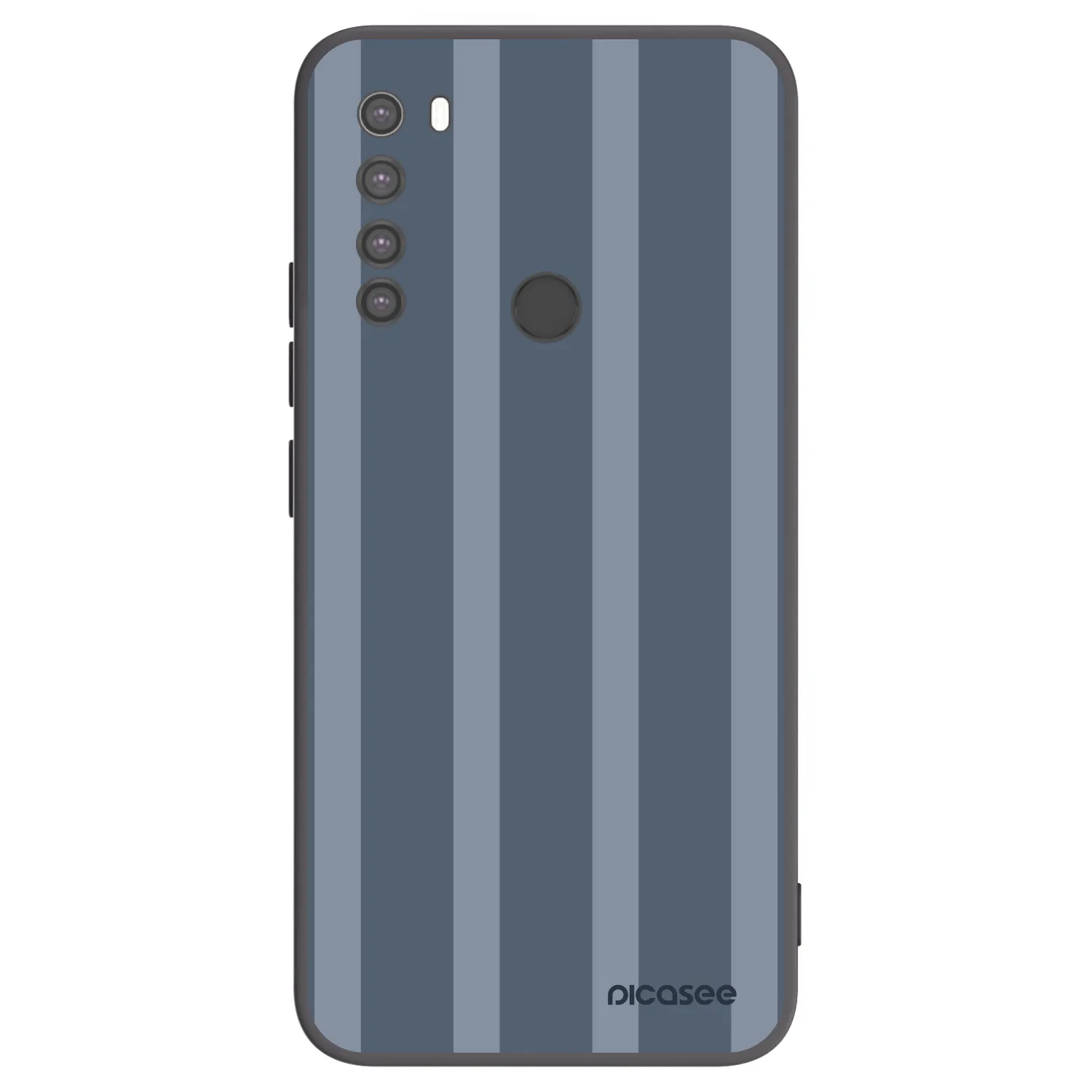 Picasee silikonowe czarne etui na Xiaomi Redmi Note 8 - Midnight lounge