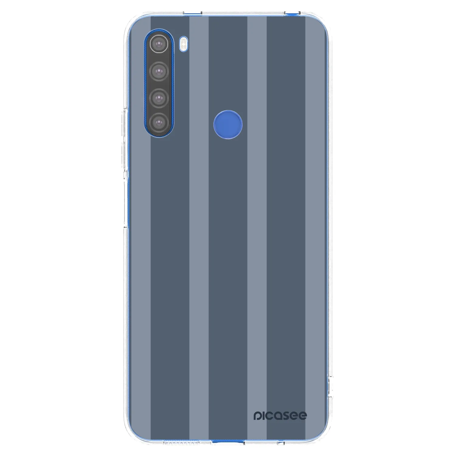 Picasee silikonowe przeźroczyste etui na Xiaomi Redmi Note 8T - Midnight lounge