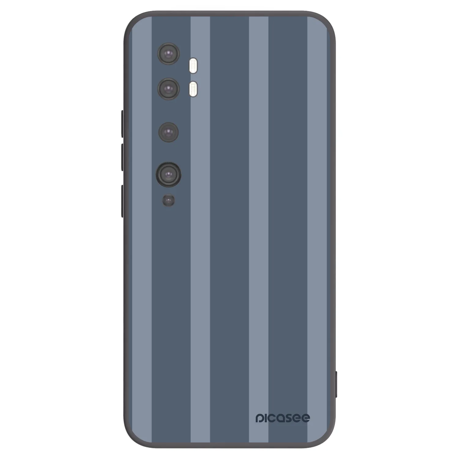 Picasee silikonowe czarne etui na Xiaomi Mi Note 10 (Pro) - Midnight lounge