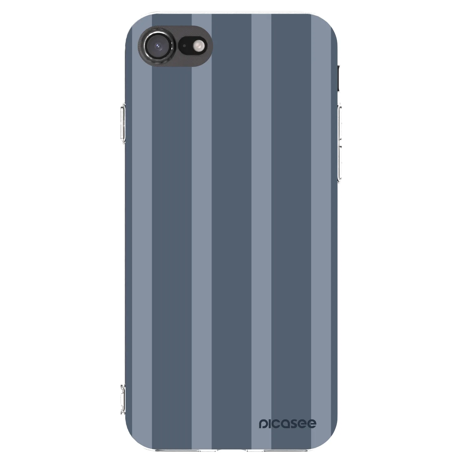 Picasee silikonowe przeźroczyste etui na Apple iPhone SE 2020 - Midnight lounge