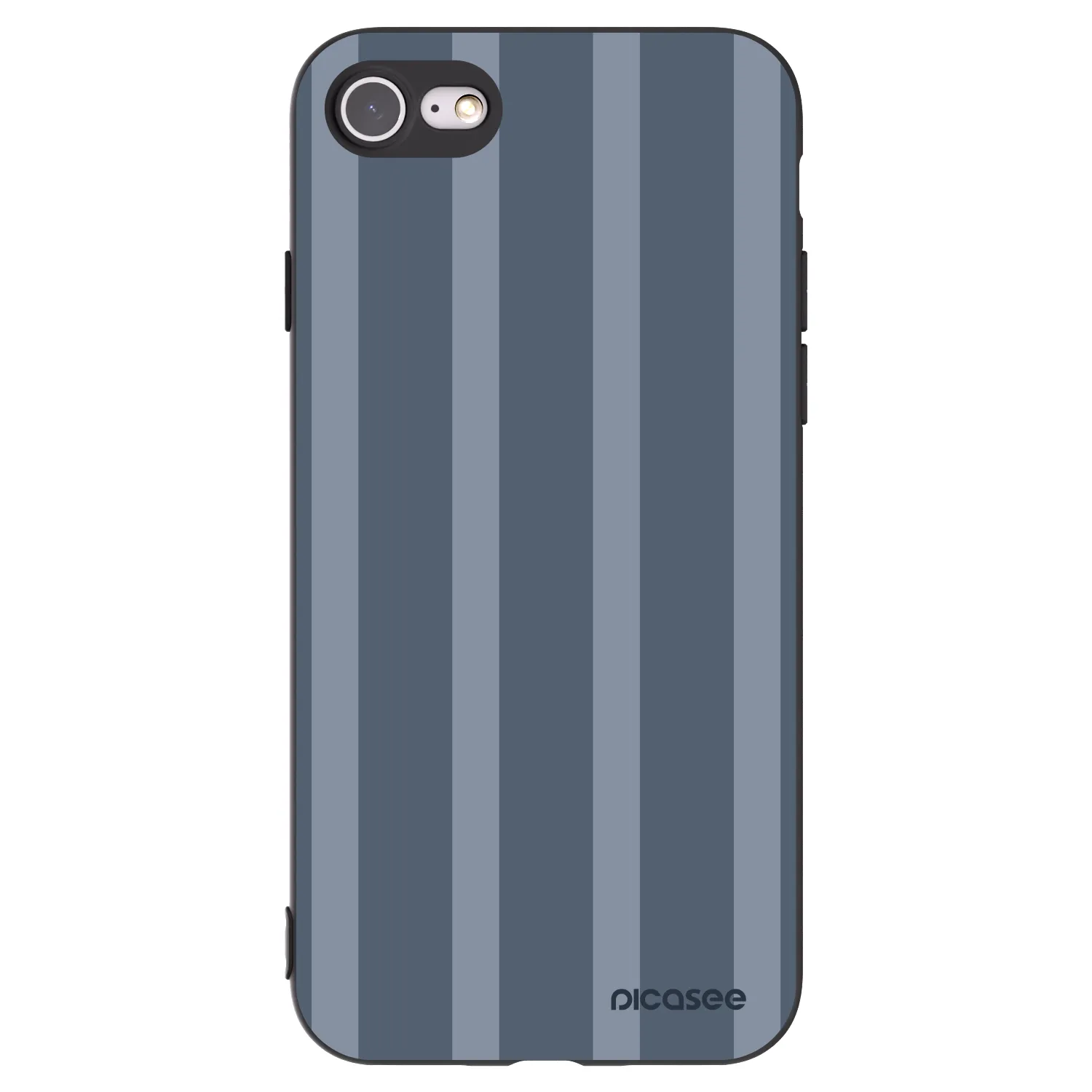 Picasee silikonowe czarne etui na Apple iPhone SE 2020 - Midnight lounge