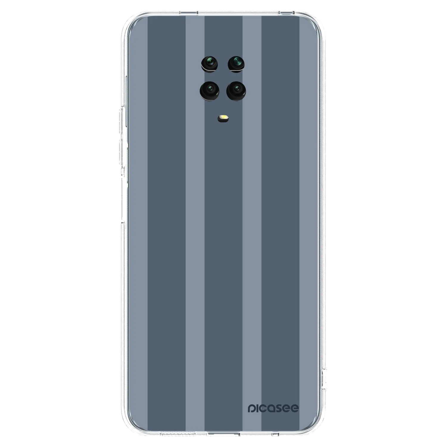 Picasee silikonowe przeźroczyste etui na Xiaomi Redmi Note 9 Pro - Midnight lounge