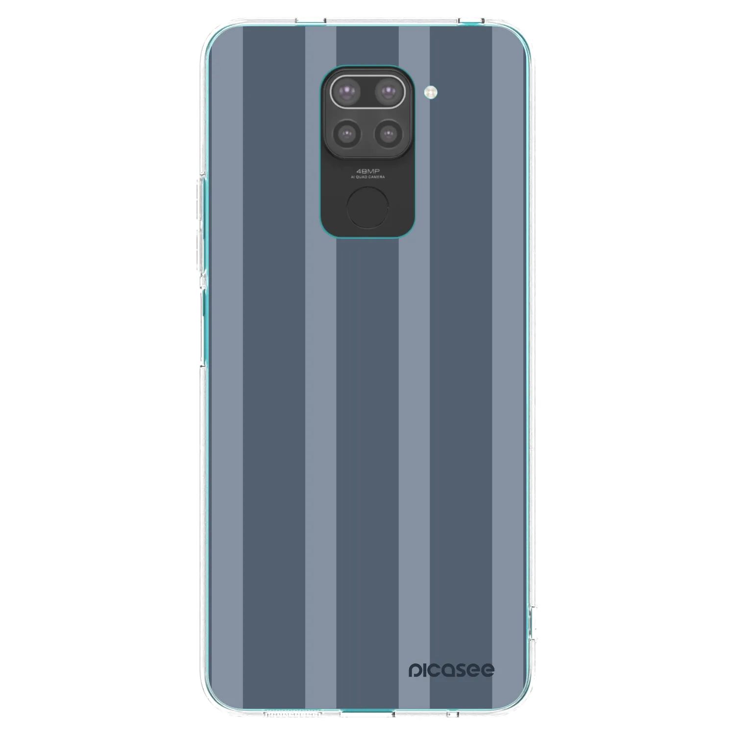Picasee silikonowe czarne etui na Xiaomi Redmi Note 9 - Midnight lounge