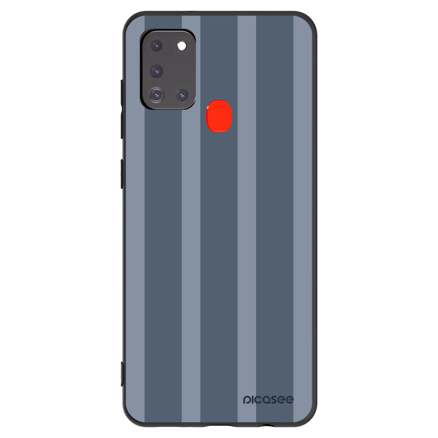 Picasee silikonowe czarne etui na Samsung Galaxy A21s - Midnight lounge