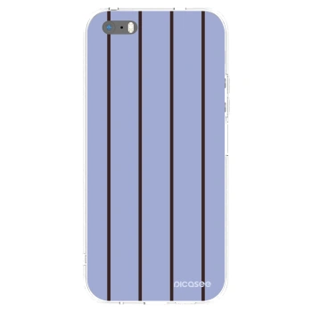 Picasee silikonowe przeźroczyste etui na Apple iPhone 5/5S/SE - Poolside member
