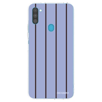 Picasee silikonowe przeźroczyste etui na Samsung Galaxy M11 - Poolside member