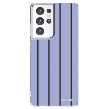 Picasee silikonowe przeźroczyste etui na Samsung Galaxy S21 Ultra 5G G998B - Poolside member
