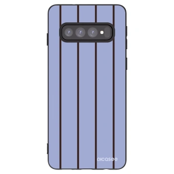 Picasee silikonowe czarne etui na Samsung Galaxy S10 G973 - Poolside member