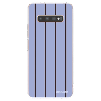Picasee silikonowe przeźroczyste etui na Samsung Galaxy S10 Plus G975 - Poolside member