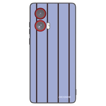 Picasee silikonowe czarne etui na Motorola Edge 50 Fusion - Poolside member