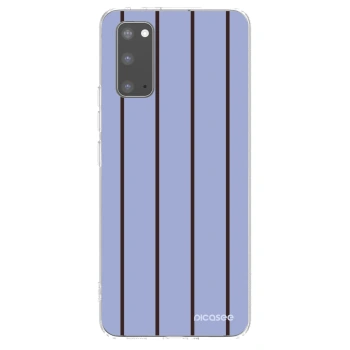 Picasee silikonowe przeźroczyste etui na Samsung Galaxy S20 G980F - Poolside member