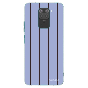 Picasee silikonowe czarne etui na Xiaomi Redmi Note 9 - Poolside member