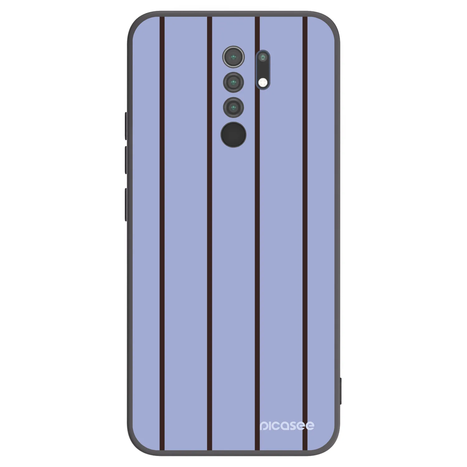 Picasee silikonowe czarne etui na Xiaomi Redmi 9 - Poolside member