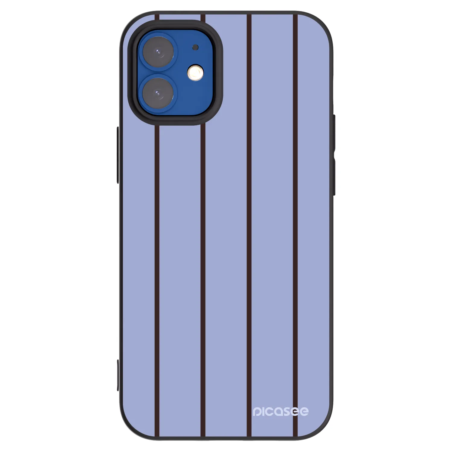 Picasee silikonowe czarne etui na Apple iPhone 12 mini - Poolside member