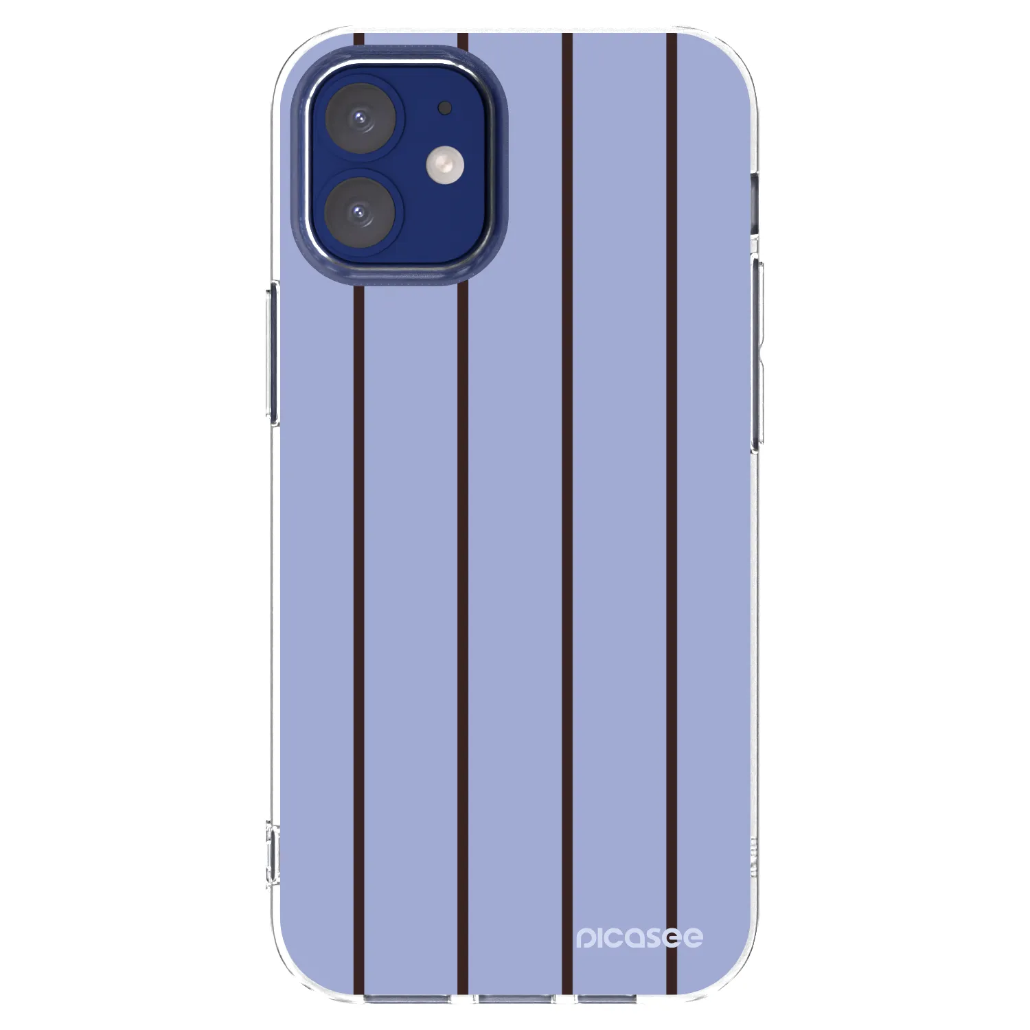 Picasee silikonowe przeźroczyste etui na Apple iPhone 12 mini - Poolside member