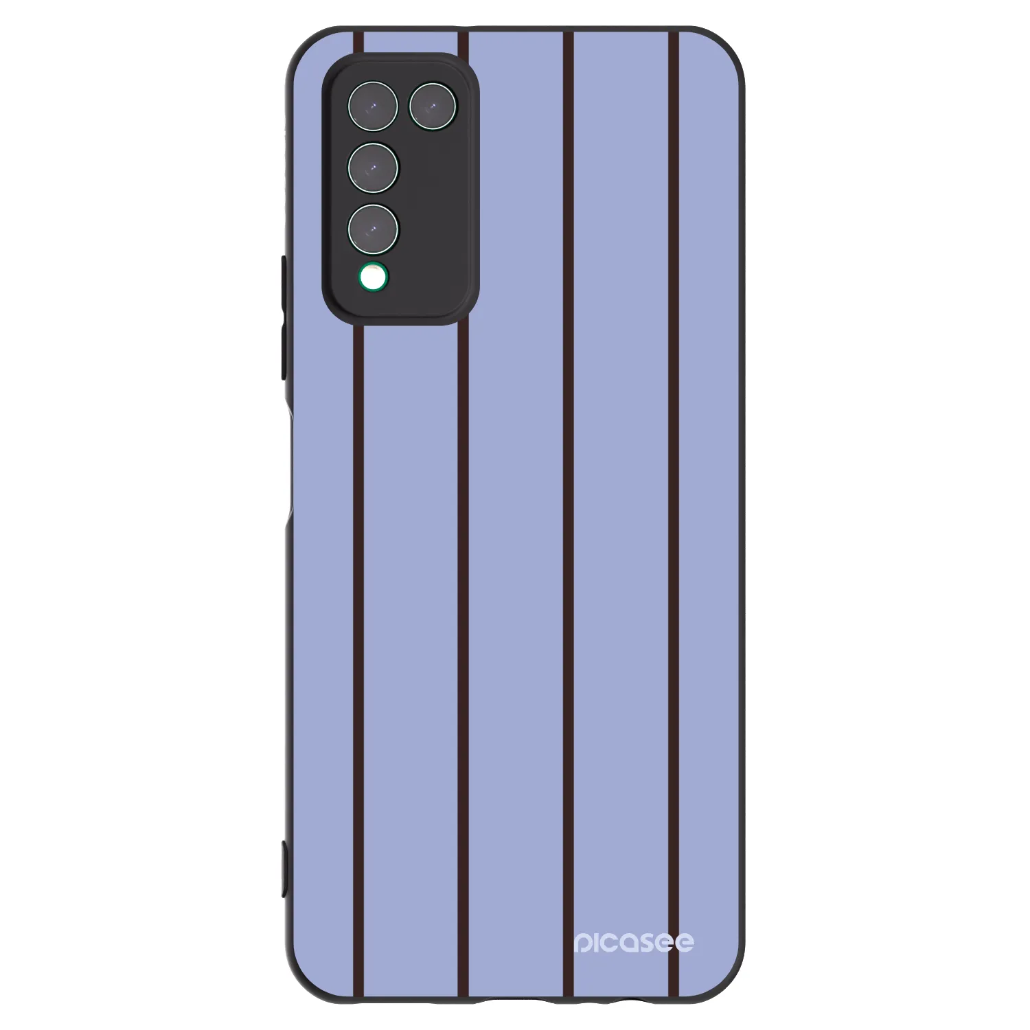 Picasee silikonowe czarne etui na Honor 10X Lite - Poolside member