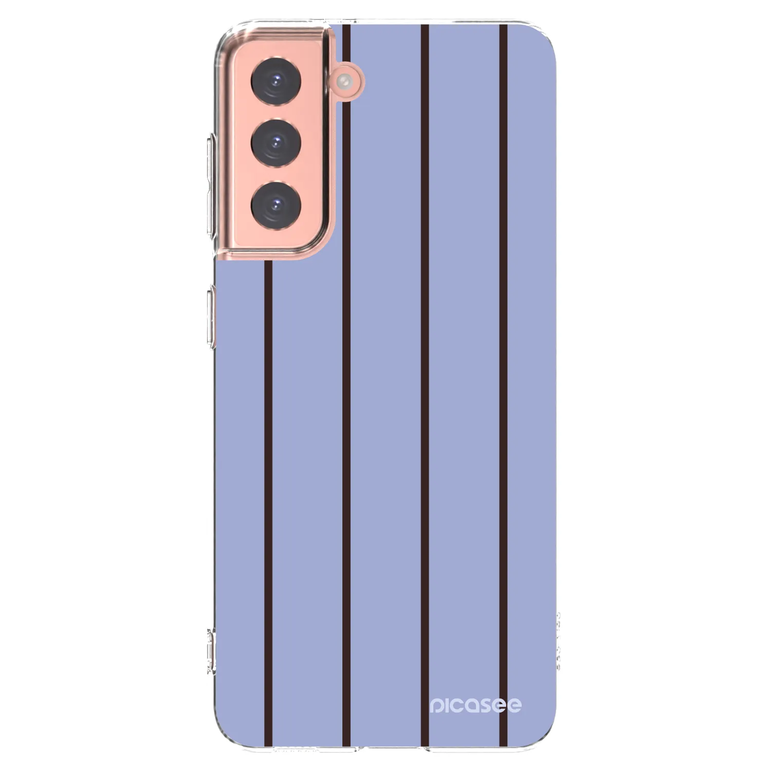 Picasee silikonowe przeźroczyste etui na Samsung Galaxy S21 5G G991B - Poolside member