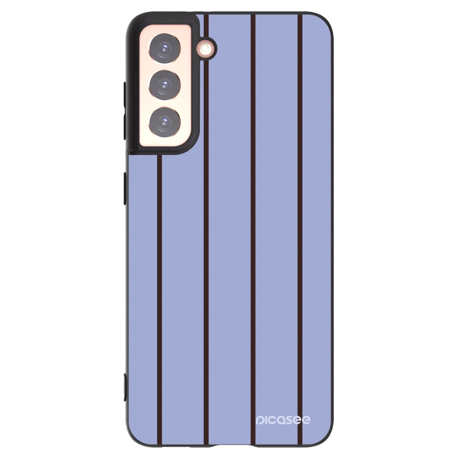 Picasee silikonowe czarne etui na Samsung Galaxy S21 5G G991B - Poolside member
