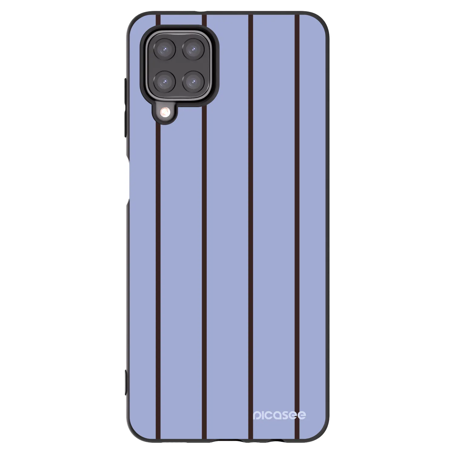 Picasee silikonowe czarne etui na Samsung Galaxy A12 A125F - Poolside member