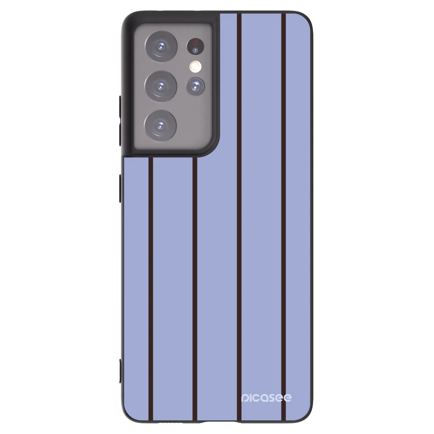 Picasee silikonowe czarne etui na Samsung Galaxy S21 Ultra 5G G998B - Poolside member