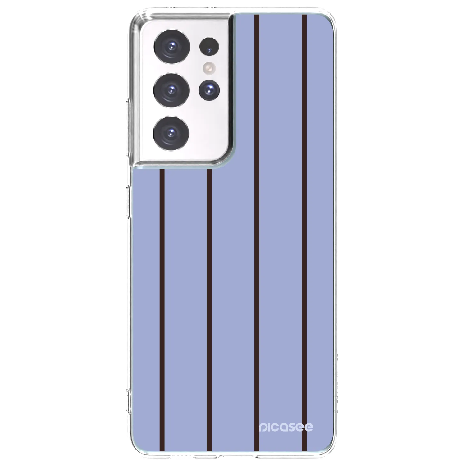 Picasee silikonowe przeźroczyste etui na Samsung Galaxy S21 Ultra 5G G998B - Poolside member