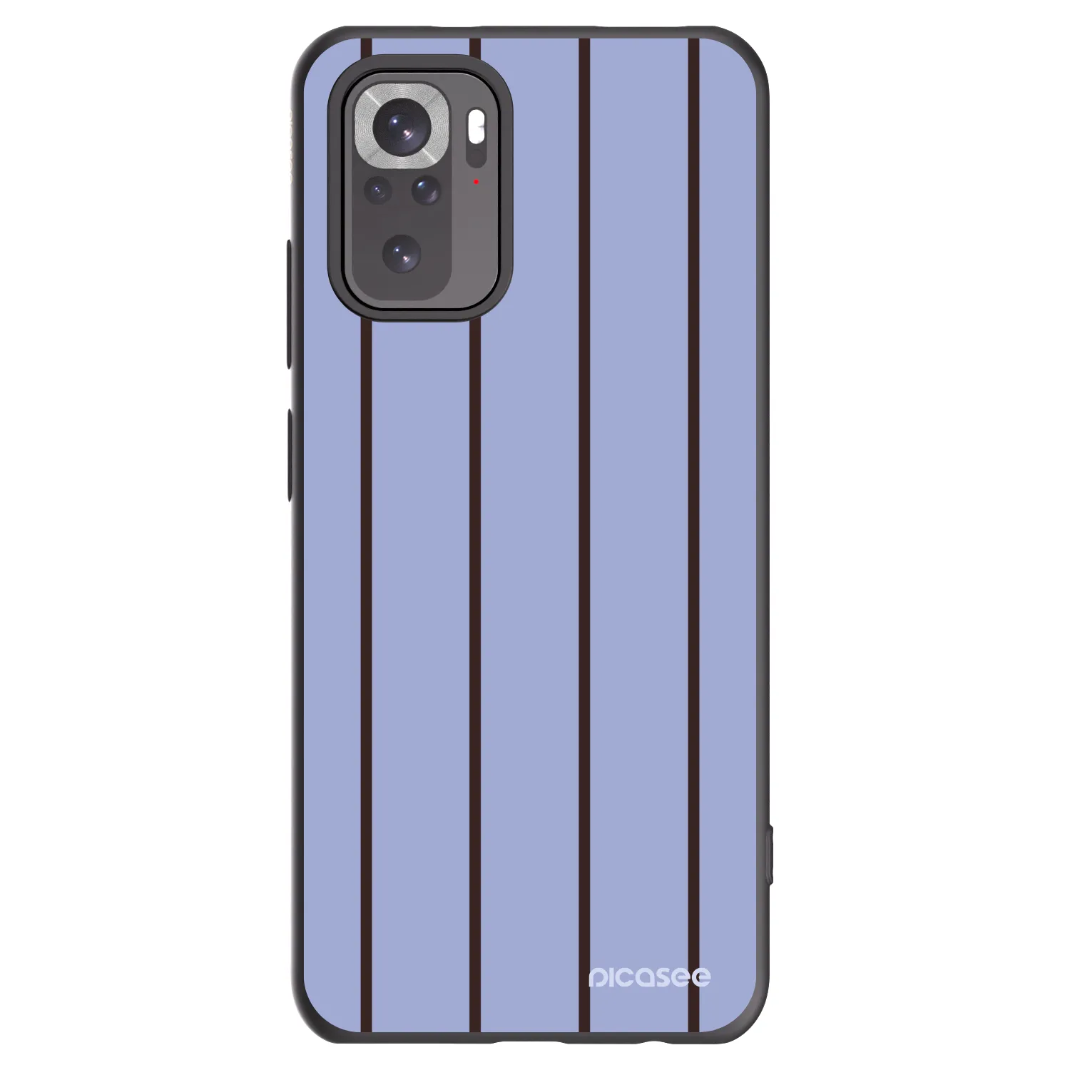 Picasee silikonowe czarne etui na Xiaomi Redmi Note 10 - Poolside member