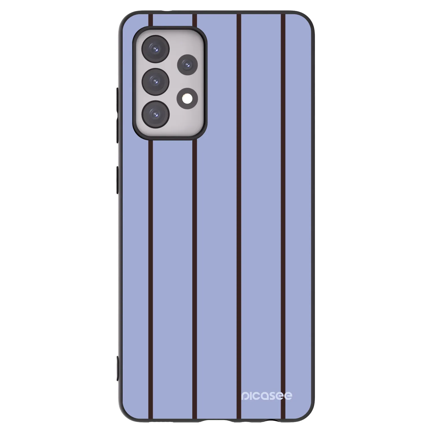 Picasee silikonowe czarne etui na Samsung Galaxy A52 5G A525F - Poolside member