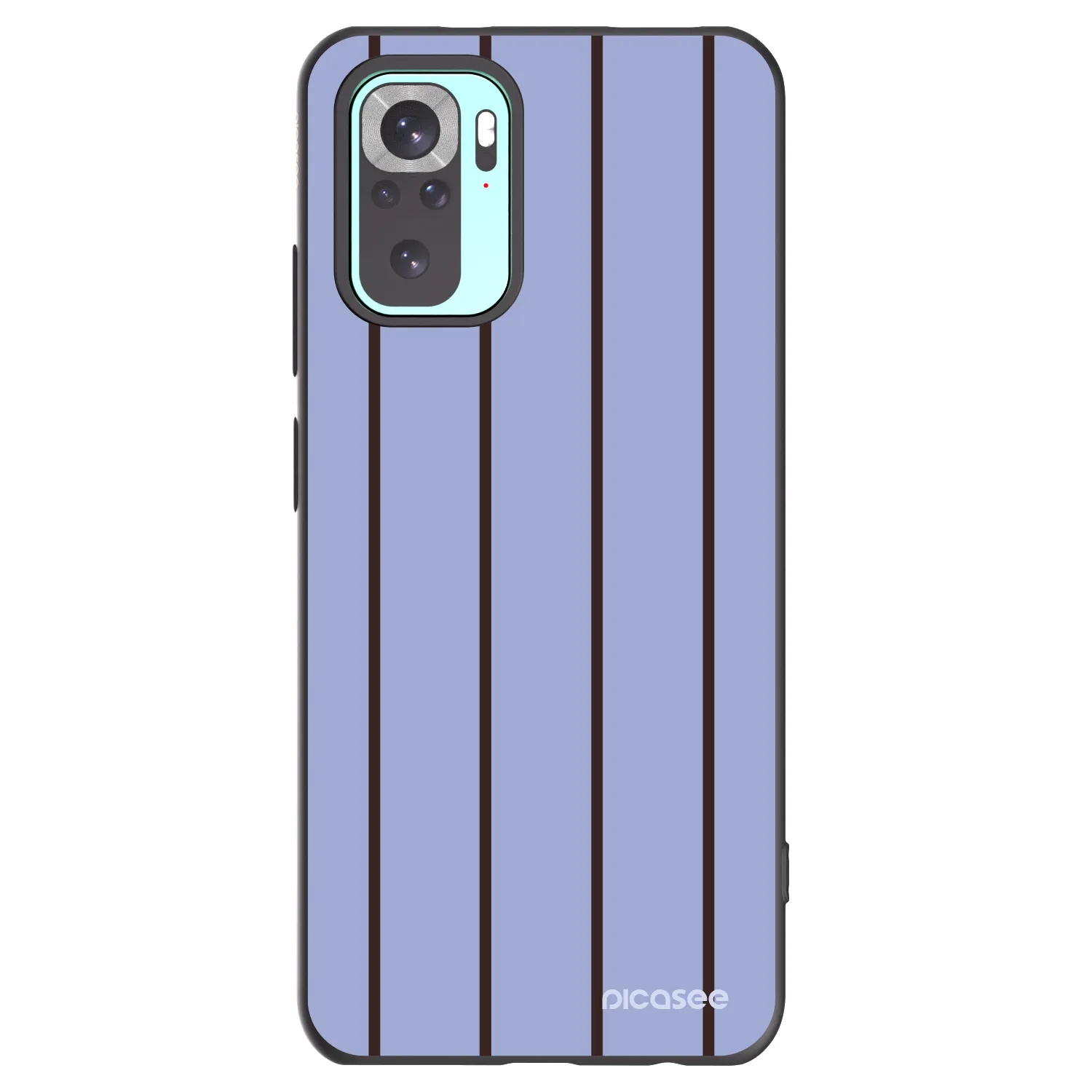 Picasee silikonowe czarne etui na Xiaomi Redmi Note 10 Pro - Poolside member