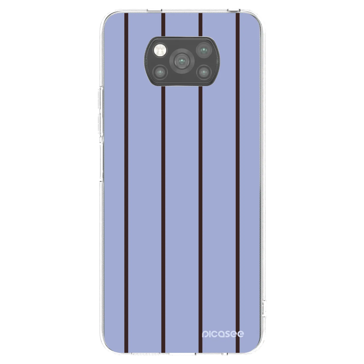 Picasee silikonowe czarne etui na Xiaomi Poco X3 Pro - Poolside member