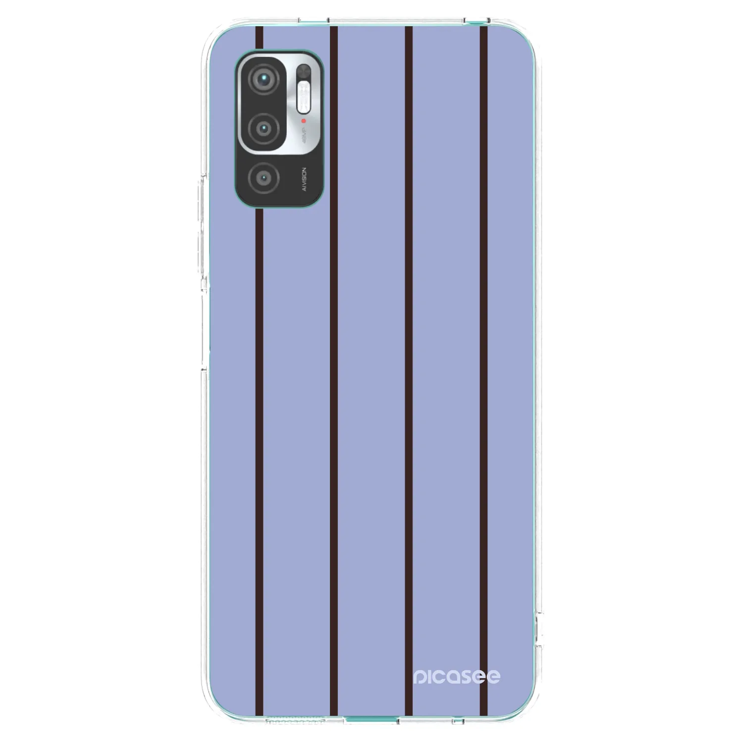 Picasee silikonowe przeźroczyste etui na Xiaomi Redmi Note 10 5G - Poolside member