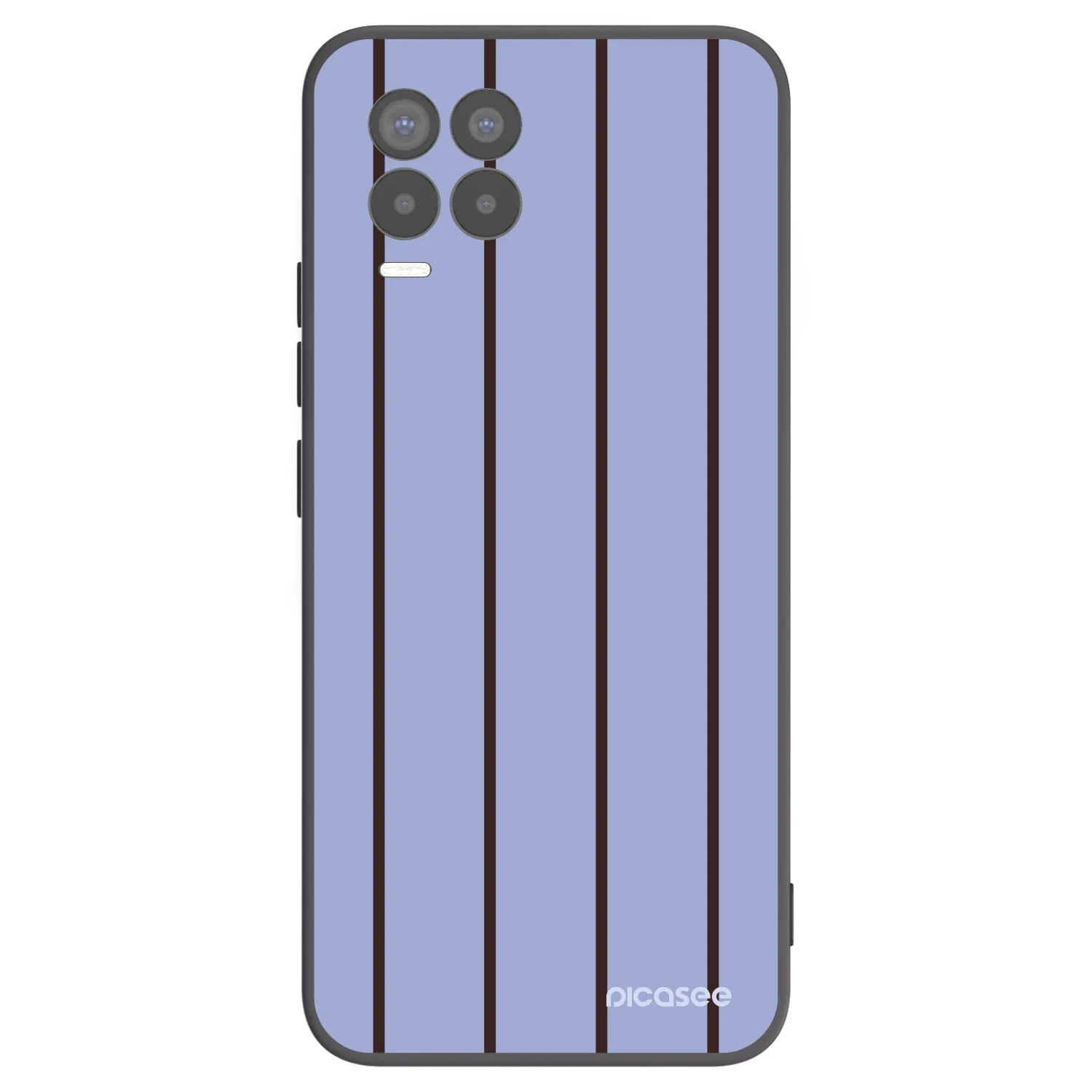 Picasee silikonowe czarne etui na Realme 8 4G - Poolside member