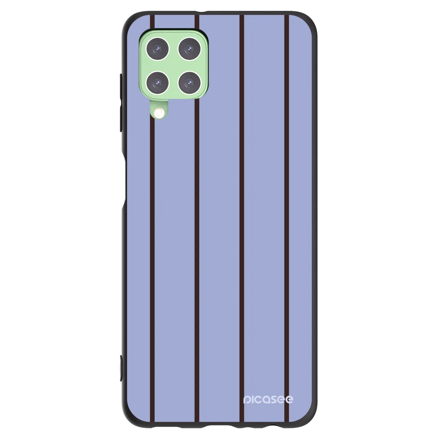 Picasee silikonowe czarne etui na Samsung Galaxy A22 A225F 4G - Poolside member