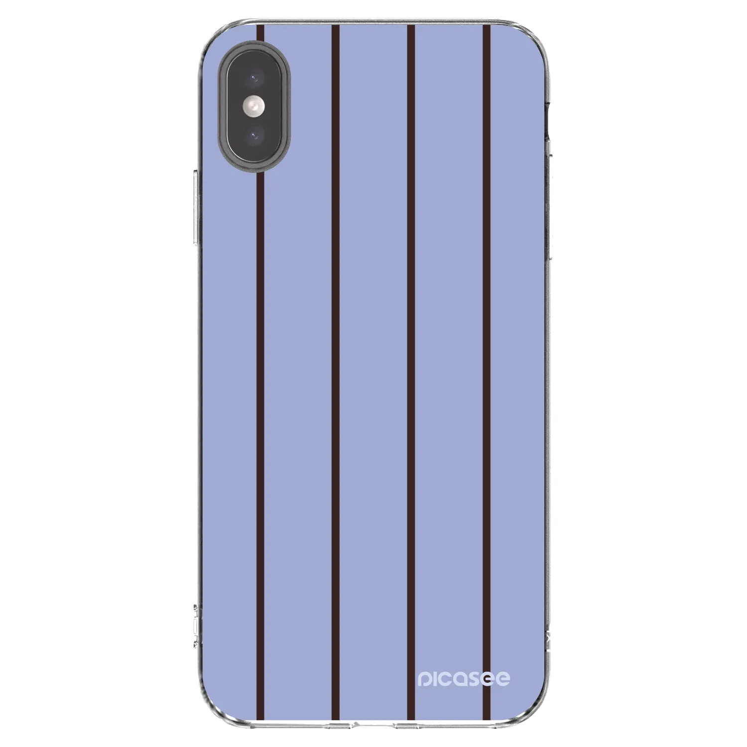 Picasee silikonowe przeźroczyste etui na Apple iPhone XS Max - Poolside member