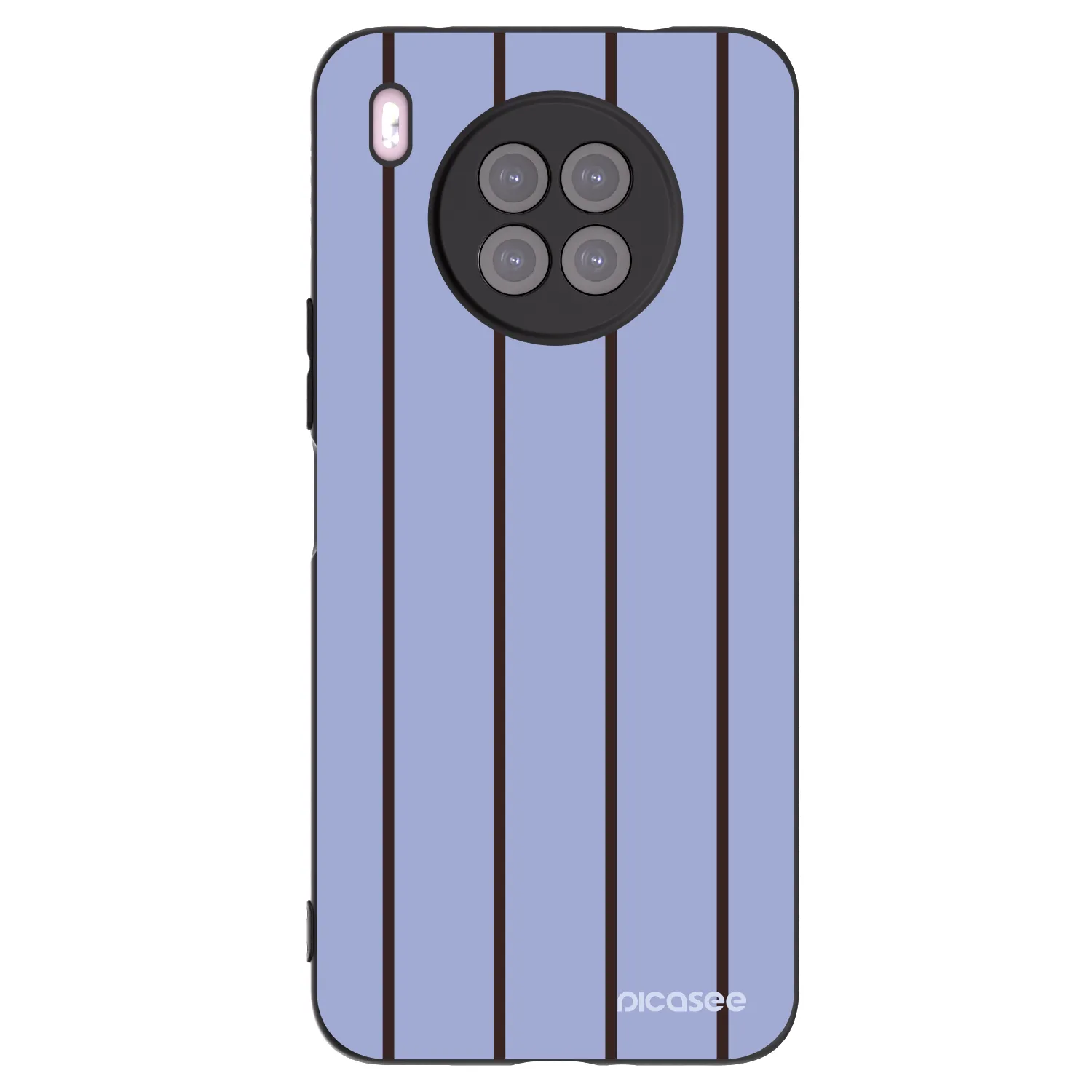 Picasee silikonowe czarne etui na Huawei Nova 8i - Poolside member