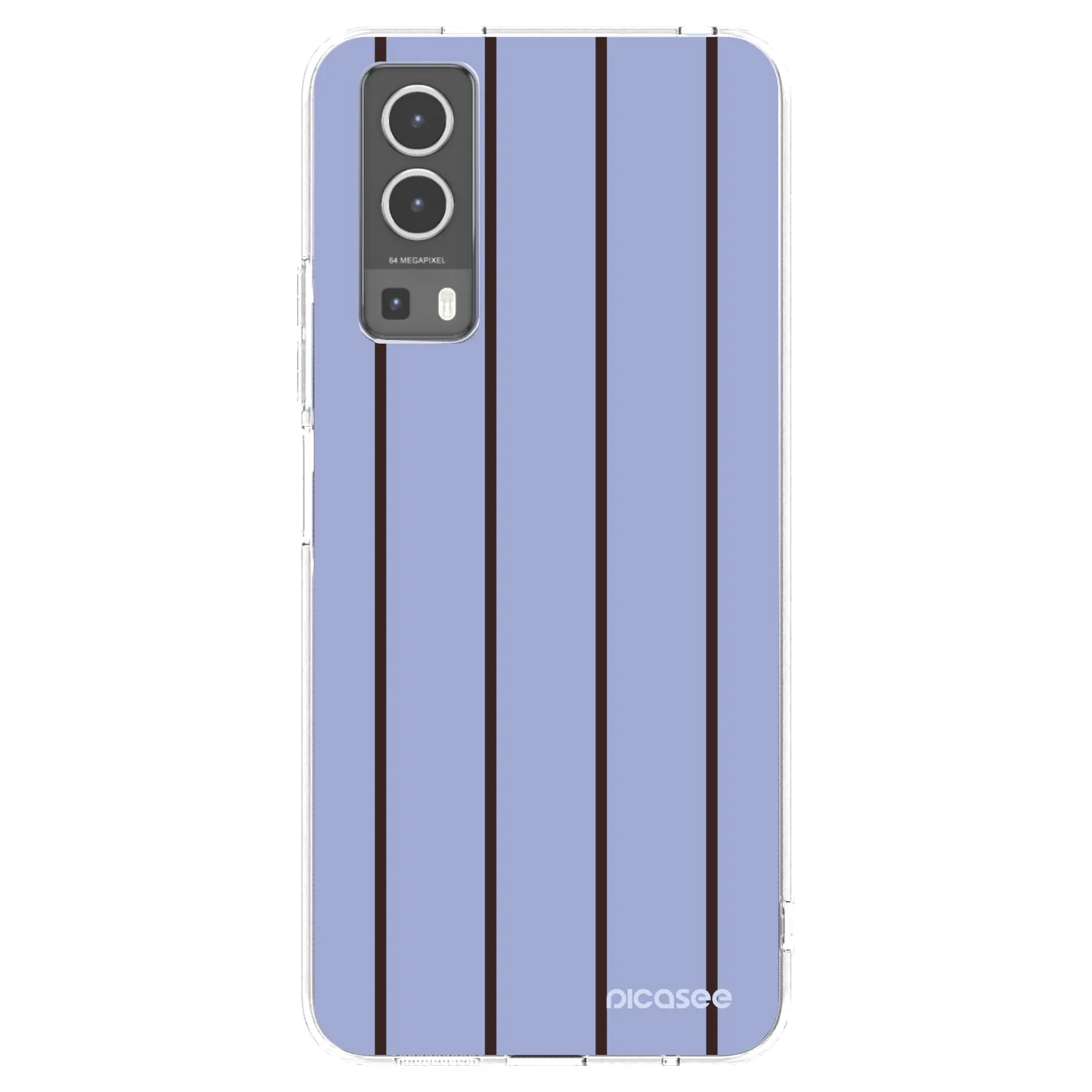 Picasee silikonowe przeźroczyste etui na Vivo Y72 5G - Poolside member