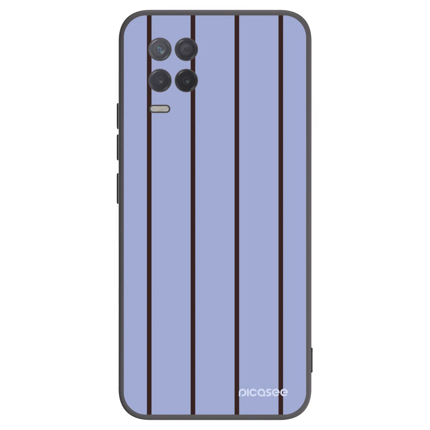 Picasee silikonowe czarne etui na Realme 8 5G - Poolside member