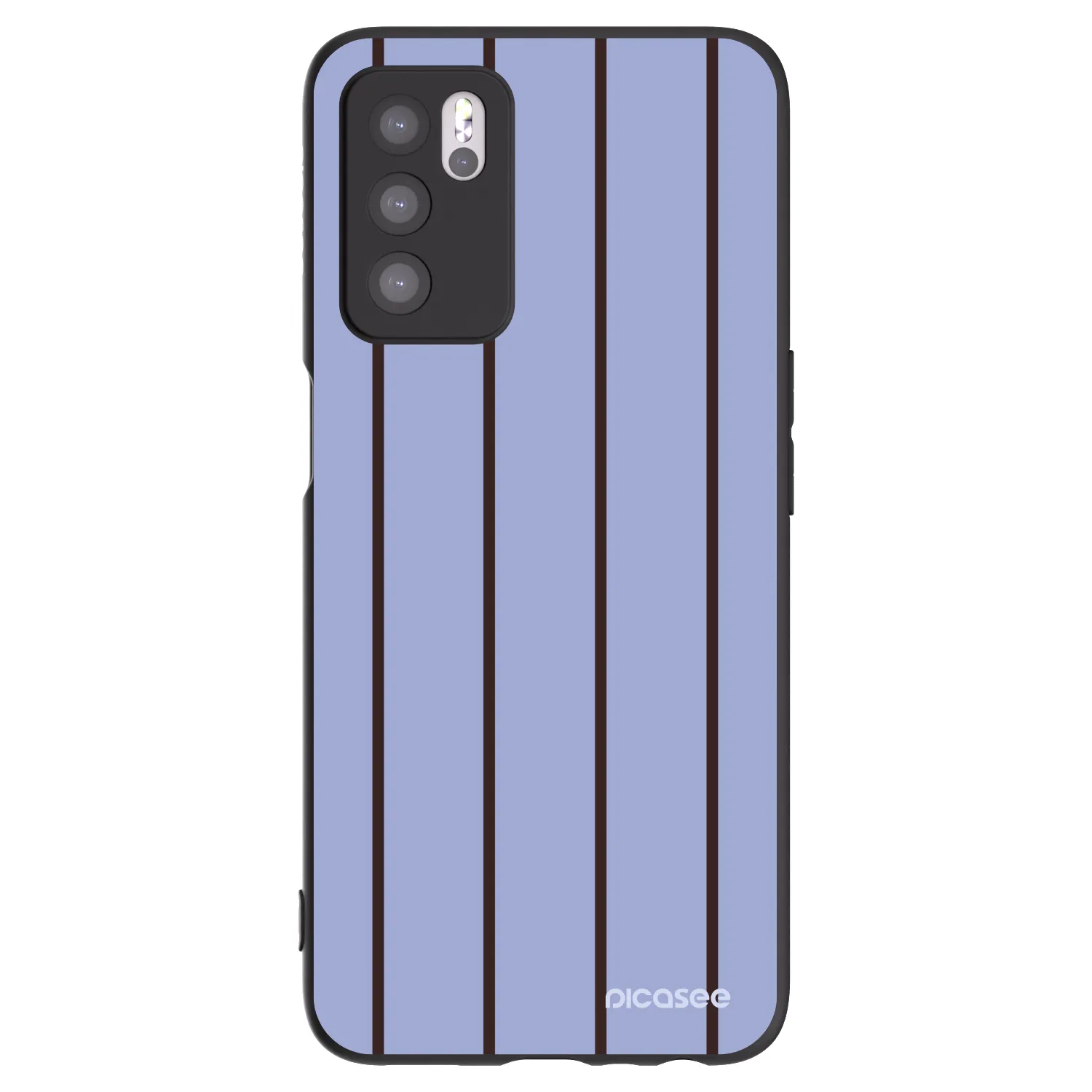 Picasee silikonowe czarne etui na OPPO A16s - Poolside member