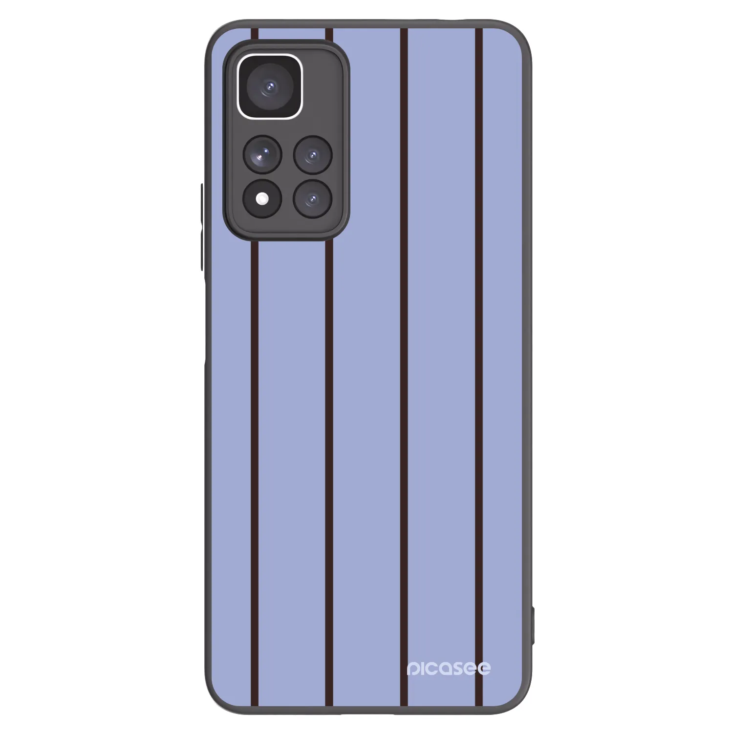 Picasee silikonowe czarne etui na Xiaomi Redmi Note 11 Pro+ 5G - Poolside member
