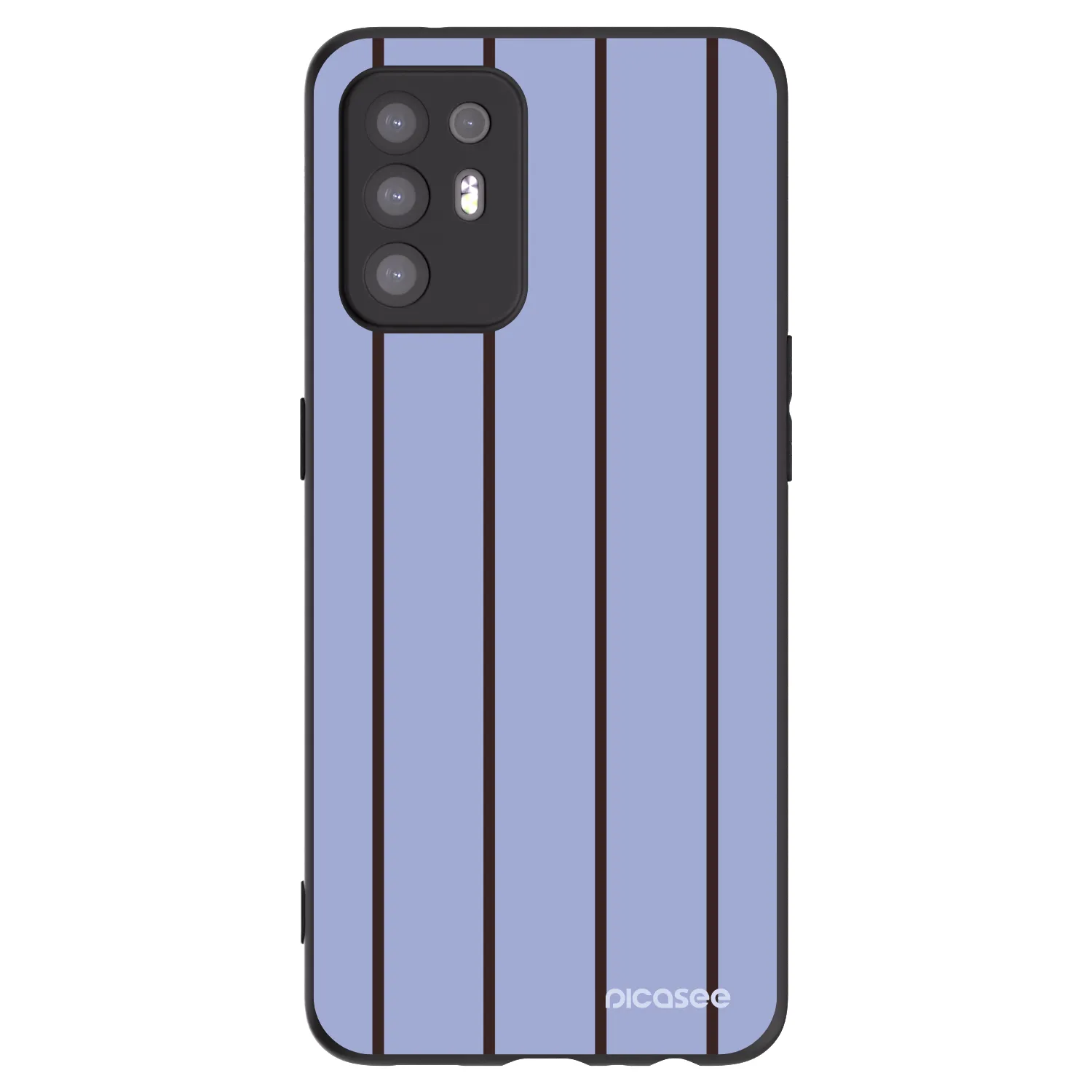 Picasee silikonowe czarne etui na OPPO A94 5G - Poolside member
