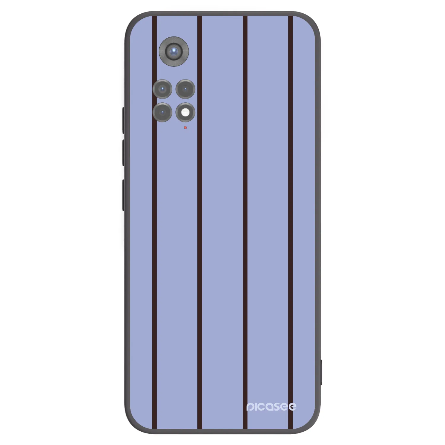 Picasee silikonowe czarne etui na Xiaomi Redmi Note 11S 5G - Poolside member