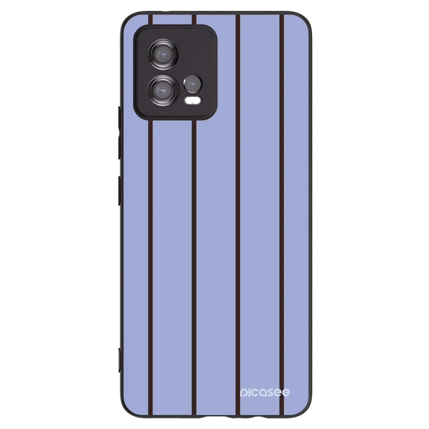 Picasee silikonowe czarne etui na Motorola Moto G72 - Poolside member
