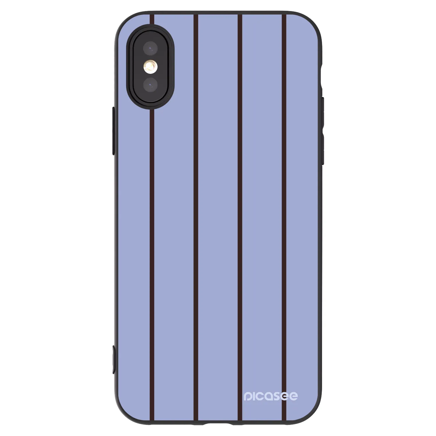 Picasee silikonowe czarne etui na Apple iPhone X/XS - Poolside member