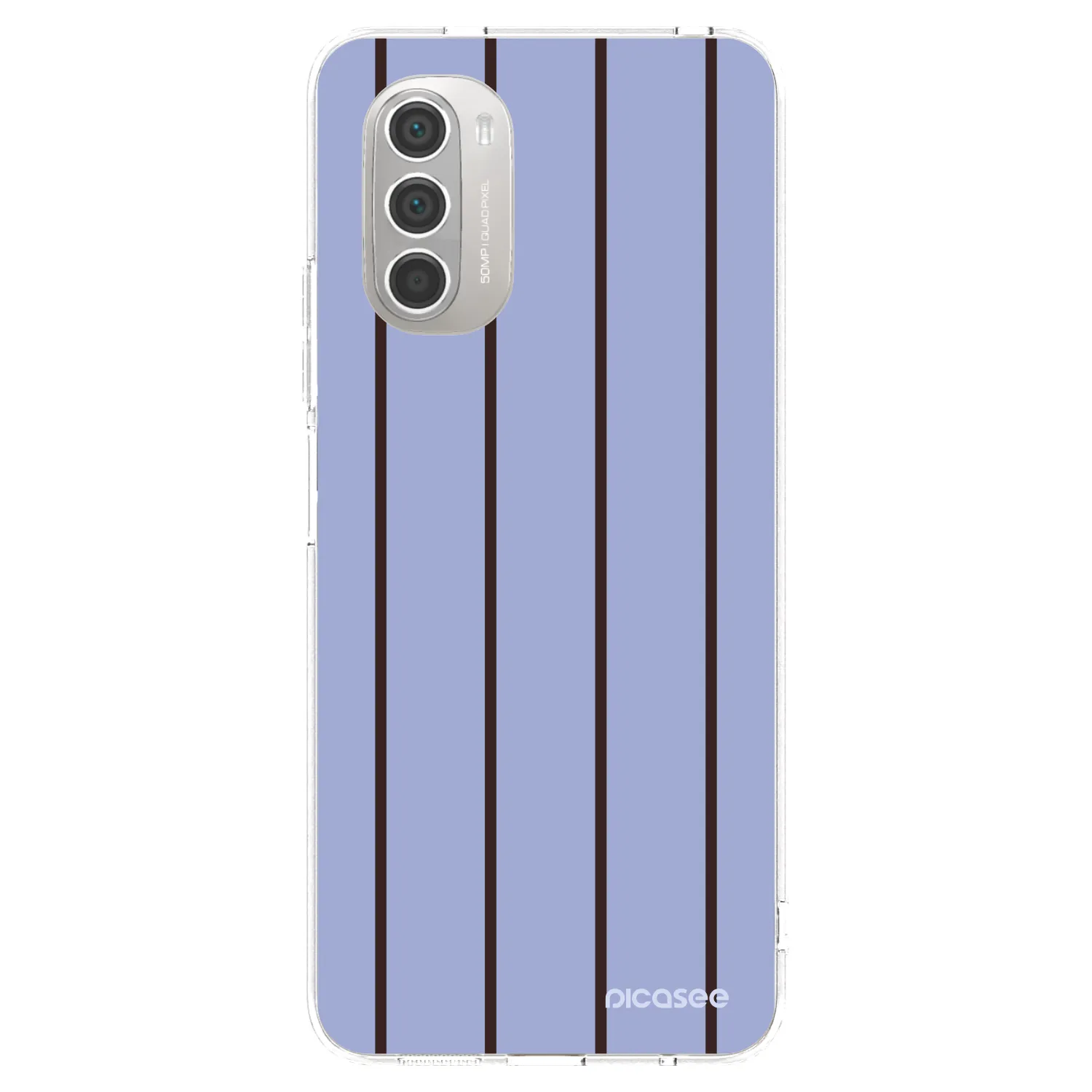 Picasee silikonowe przeźroczyste etui na Motorola Moto G51 - Poolside member