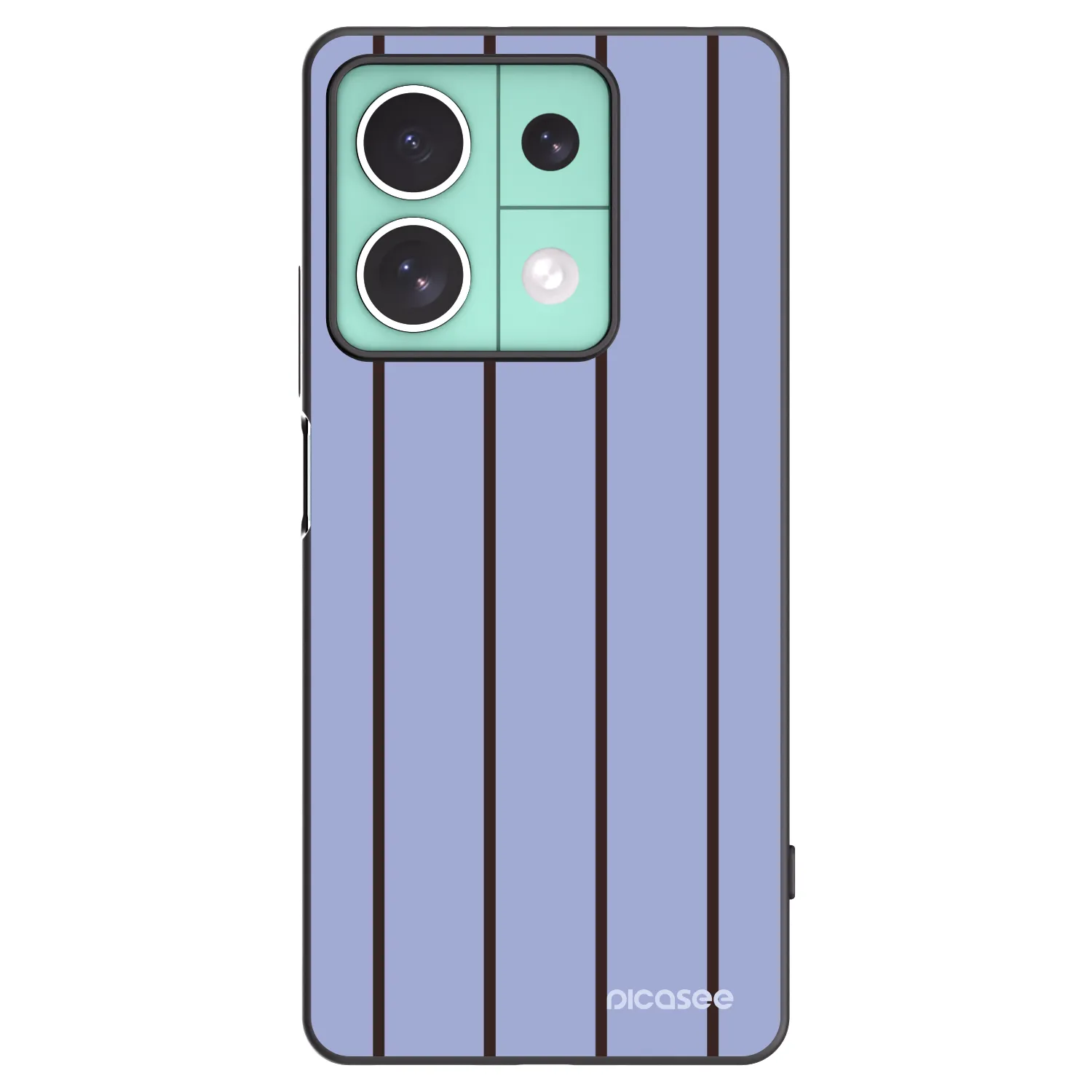 Picasee silikonowe czarne etui na Xiaomi Redmi Note 13 5G - Poolside member