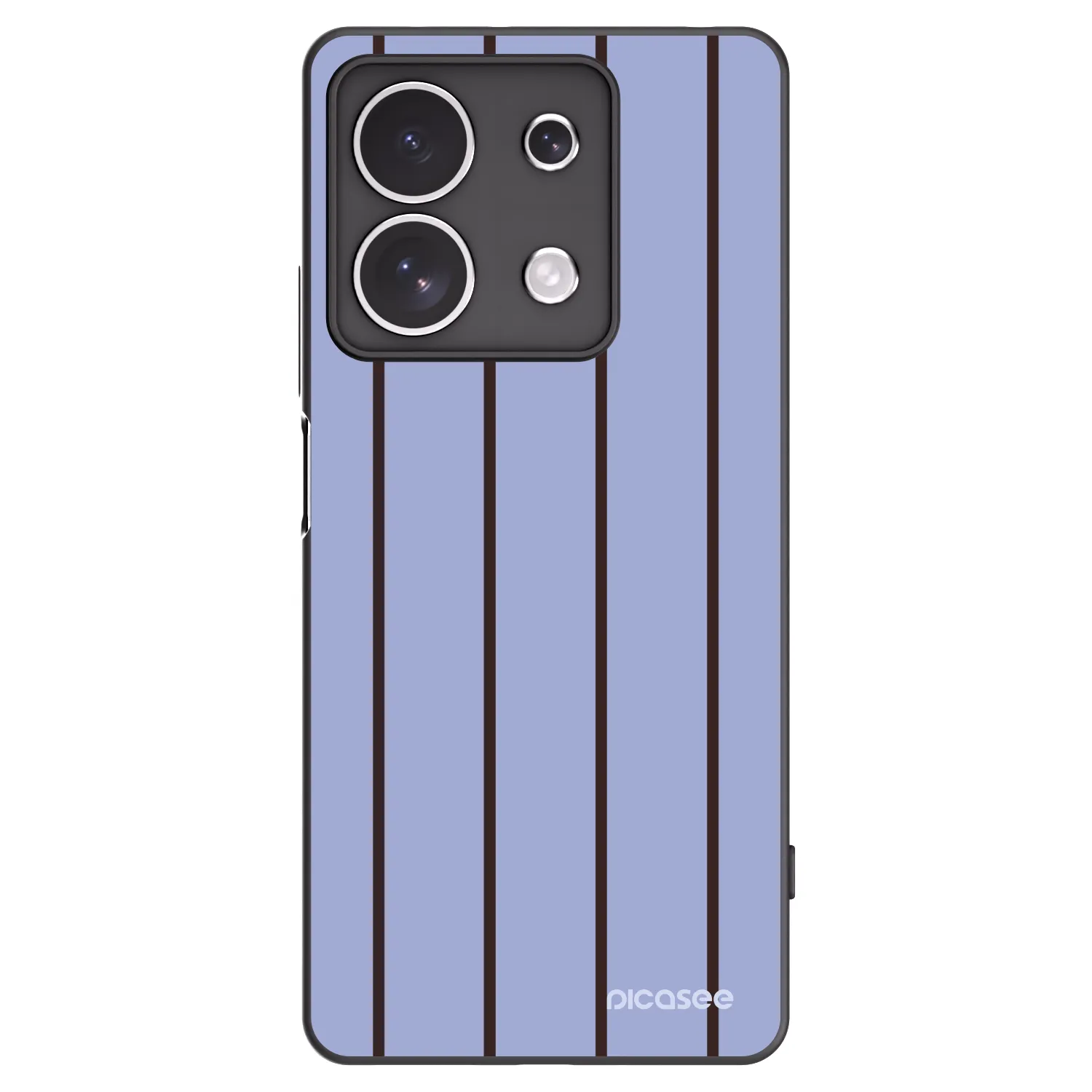 Picasee silikonowe czarne etui na Xiaomi Redmi Note 13 4G - Poolside member
