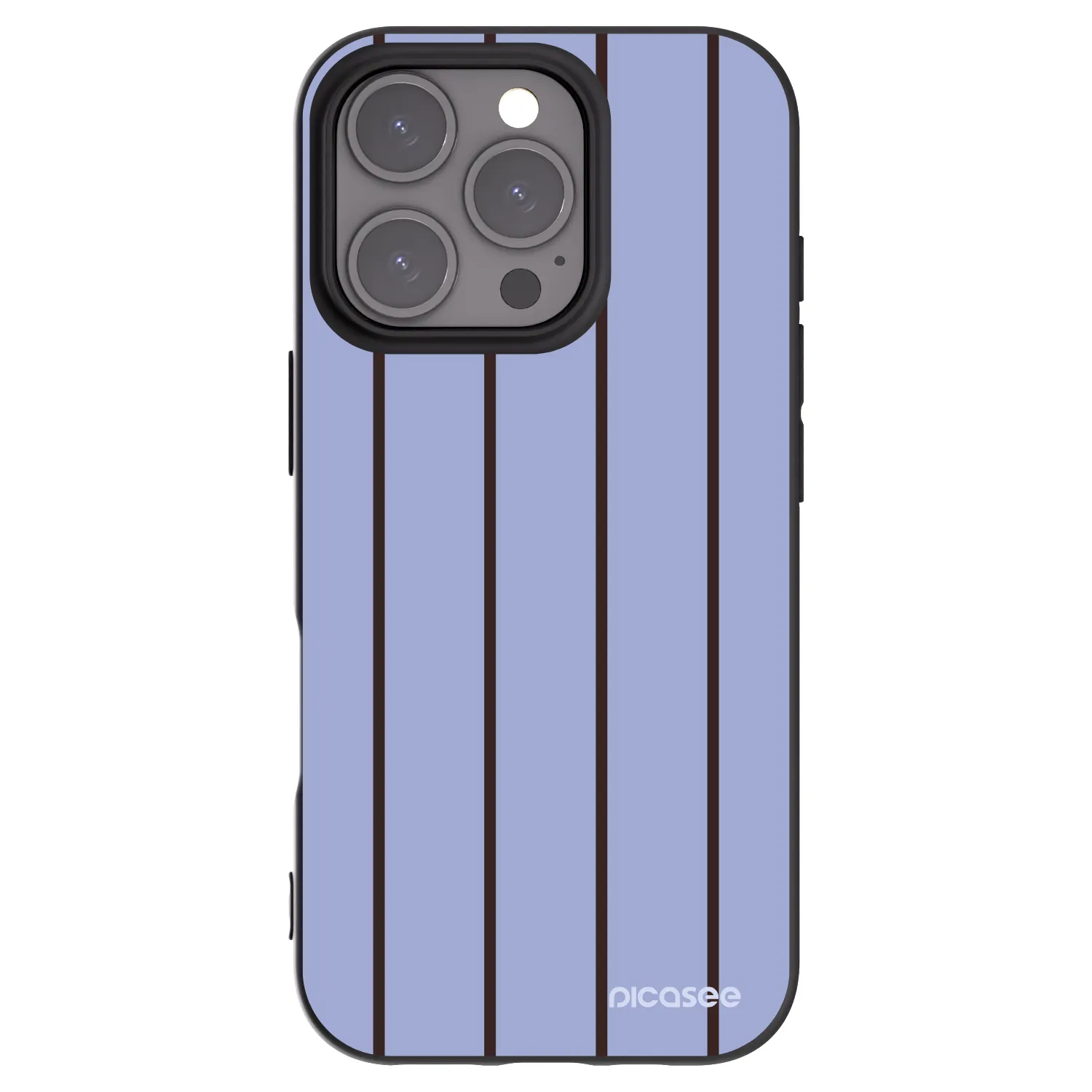 Picasee silikonowe czarne etui na Apple iPhone 16 Pro - Poolside member