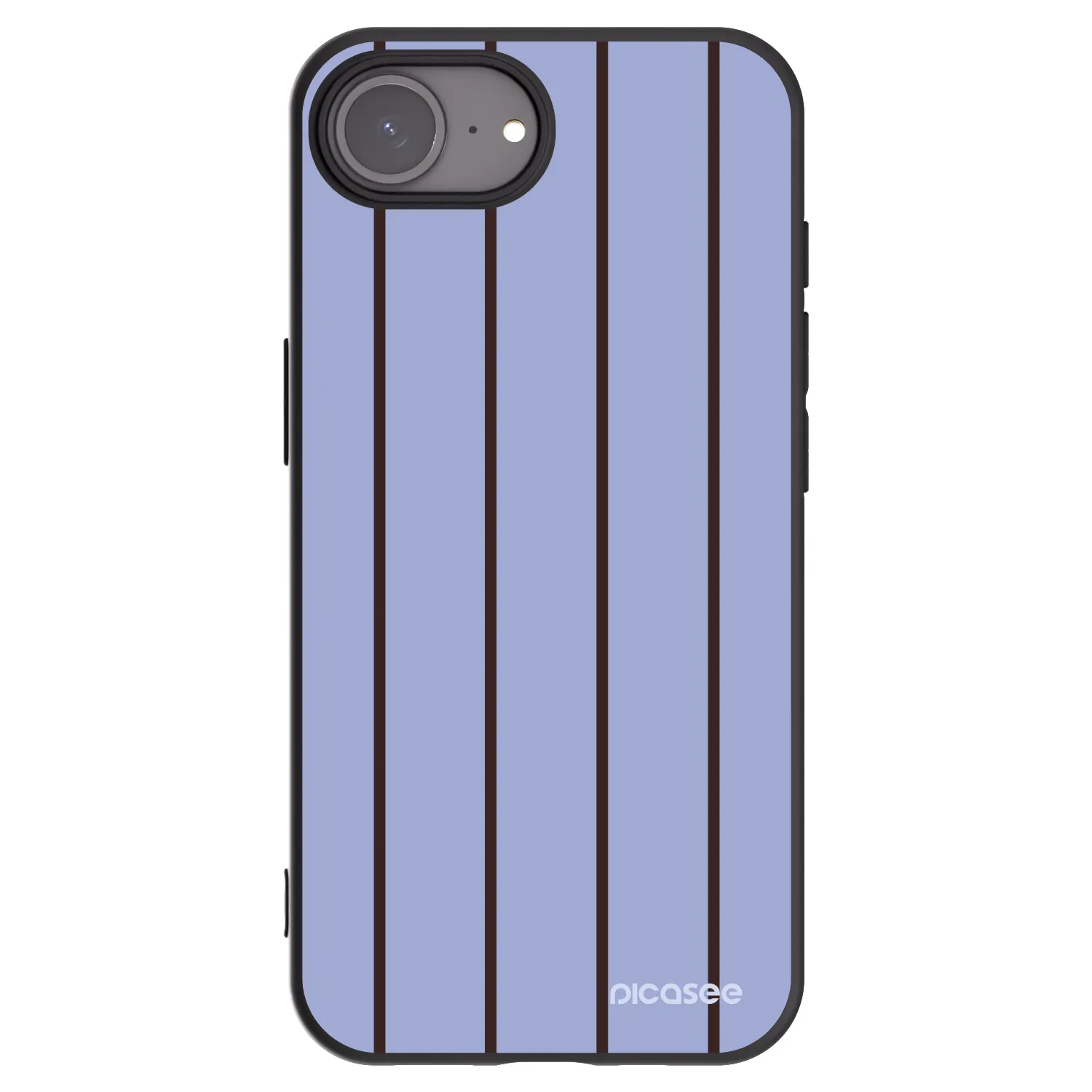 Picasee silikonowe czarne etui na Apple iPhone 16e - Poolside member